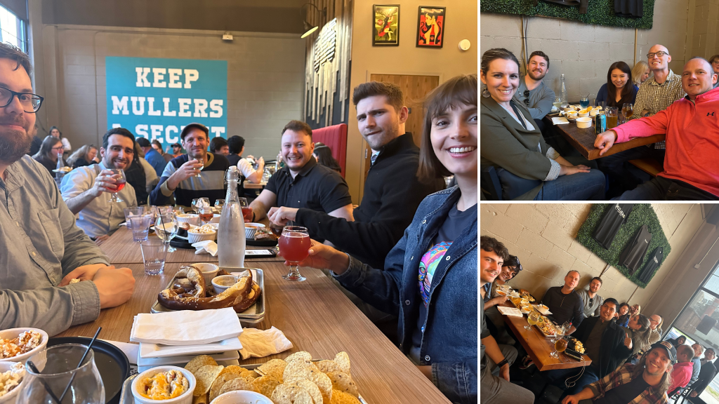 Cohort 7 at Mullers Cidery for trivia night