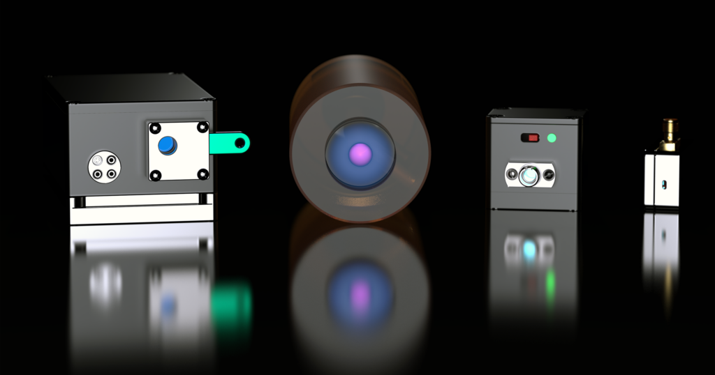Ultra stable laser, quantum-limited photodetector, high-speed optical modulator, and ultra-high-Q optical resonator. (Photo provided by Q-block Computing)