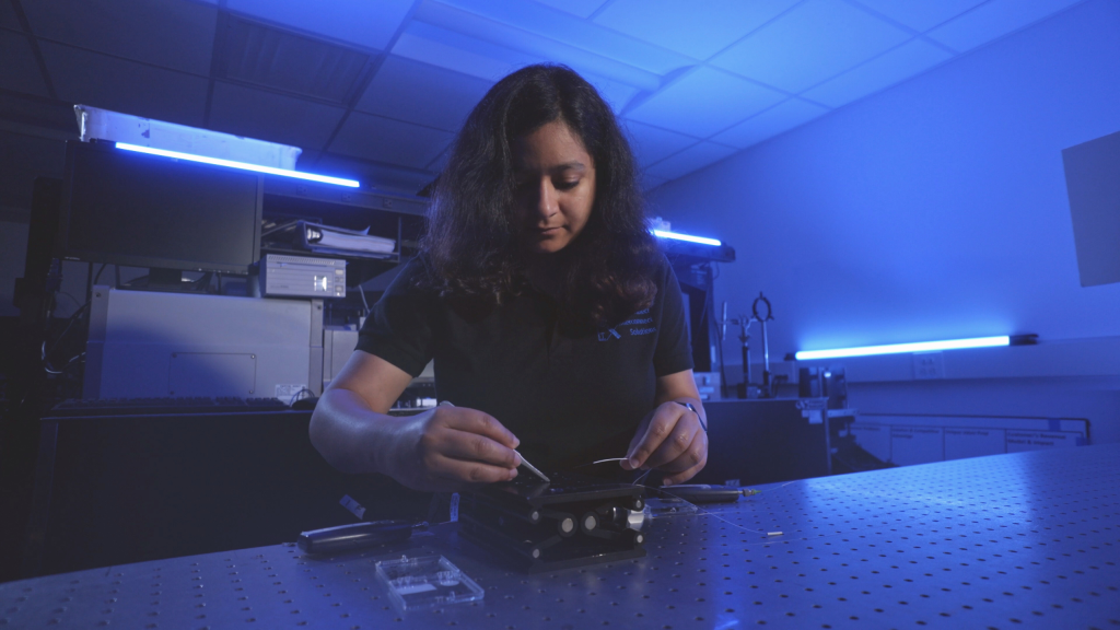 Photonect in the optics lab